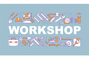 Workshop word concepts banner