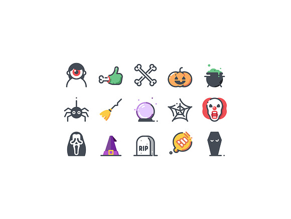 Halloween 31 icons in Icons - product preview 5
