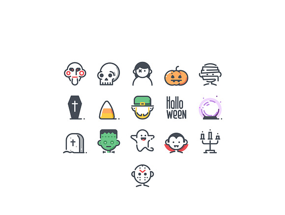 Halloween 31 icons in Icons - product preview 6