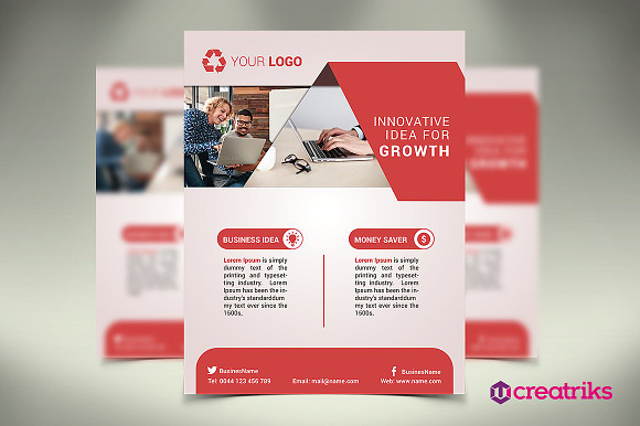 MultiPurpose Flyers - 6 Templates in Flyer Templates - product preview 3