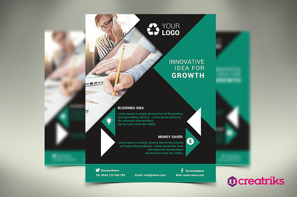 MultiPurpose Flyers - 6 Templates in Flyer Templates - product preview 2