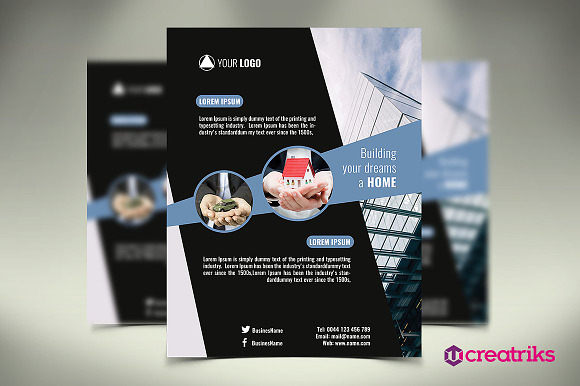 MultiPurpose Flyers - 6 Templates in Flyer Templates - product preview 5