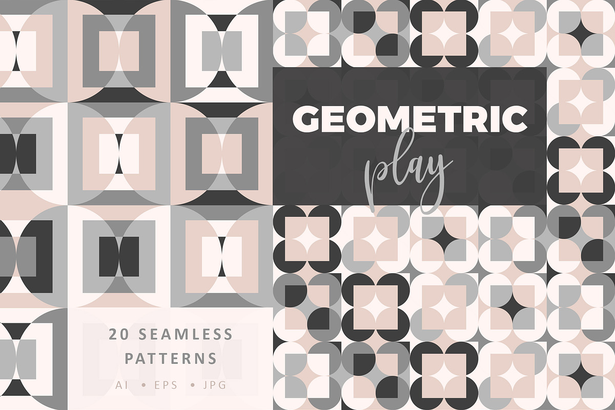 Geometric Play Patterns + Tiles in Patterns - product preview 8
