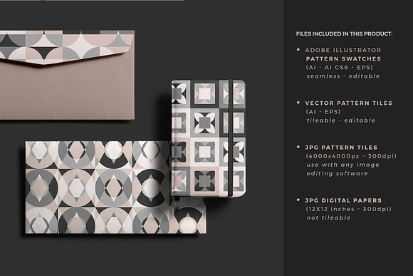 Geometric Play Patterns + Tiles in Patterns - product preview 1