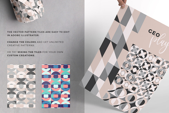 Geometric Play Patterns + Tiles in Patterns - product preview 6