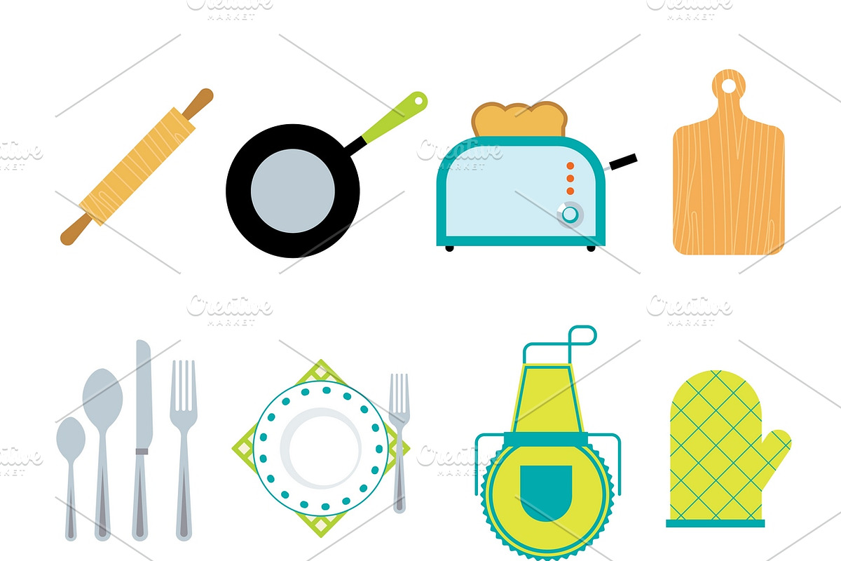 Kitchen utensils in Icons - product preview 8