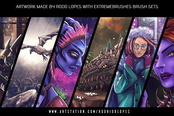 Procreate MEGA PACK! in Photoshop Brushes - product preview 10
