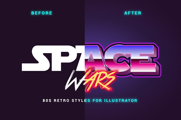 80s Retro Illustrator Styles Vol. 2 in Add-Ons - product preview 1