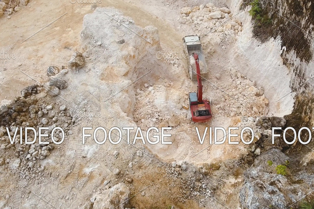Work in the limestone quarry in Graphics - product preview 8