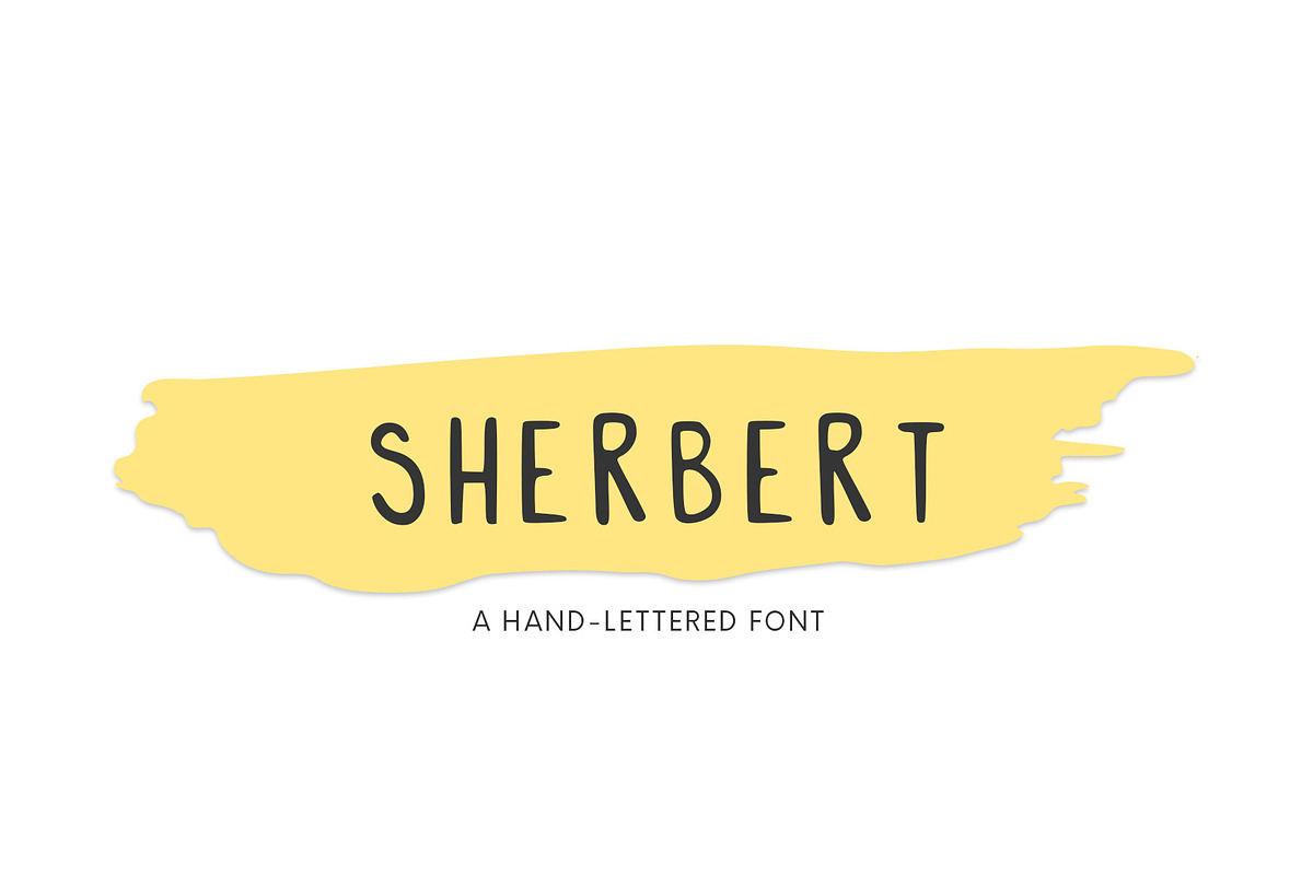 Sherbert, A Hand-Lettered Font in Sans-Serif Fonts - product preview 8