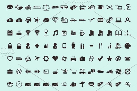 194 icons in Graphics - product preview 1