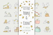 Little People and coins