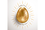 Easter golden egg