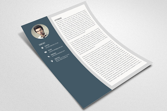 Clean CV Resume Word Template in Resume Templates - product preview 2
