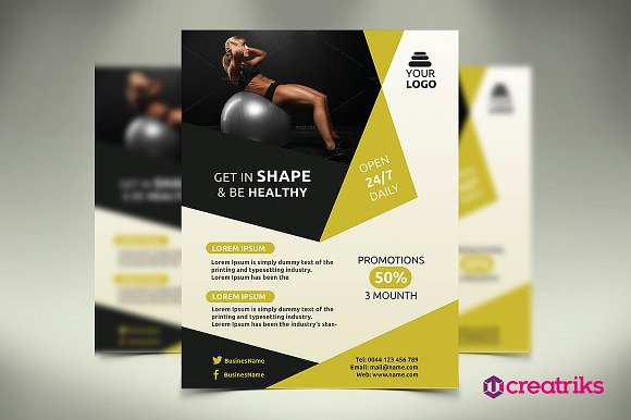 MultiPurpose Flyers - 6 Templates in Flyer Templates - product preview 1