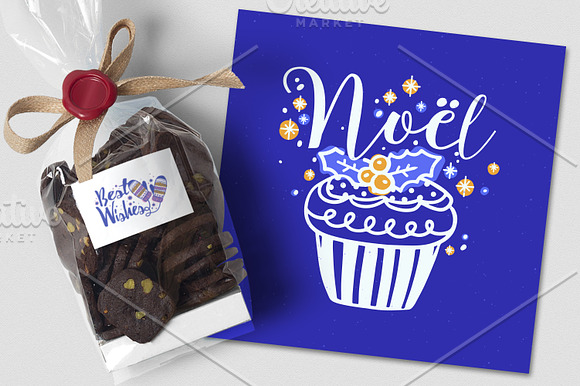 Christmas handwritten lettering in Illustrations - product preview 13
