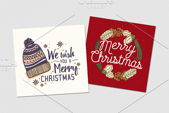 Christmas handwritten lettering in Illustrations - product preview 15