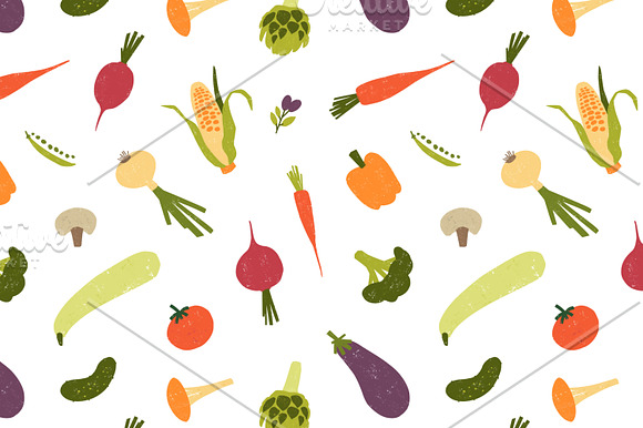 Delicious vegetables in Patterns - product preview 1