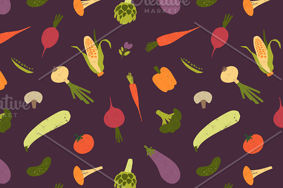 Delicious vegetables in Patterns - product preview 3