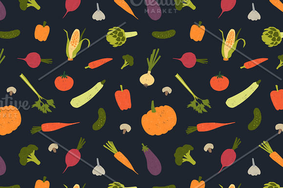 Delicious vegetables in Patterns - product preview 4