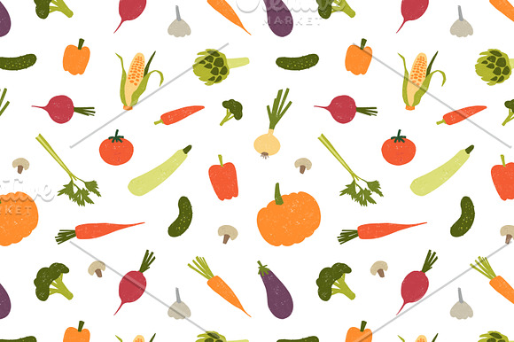 Delicious vegetables in Patterns - product preview 5