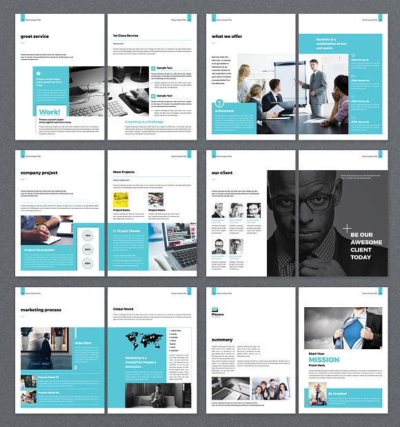 Company Profile in Brochure Templates - product preview 2