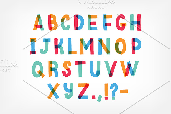 Creative english alphabet in Objects - product preview 2
