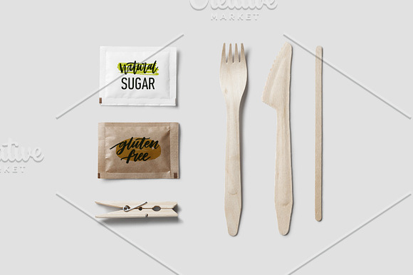 Organic labels set in Objects - product preview 4