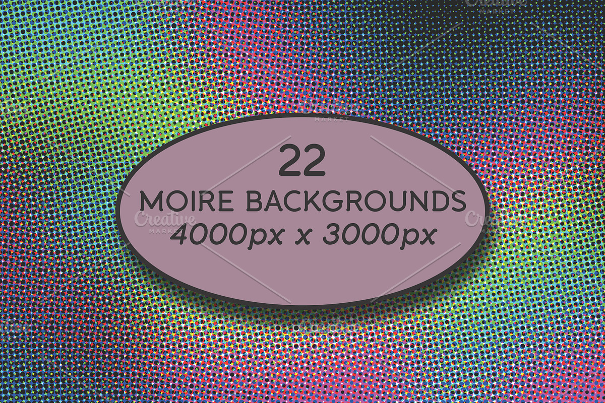 22 Blur Moire Backgrounds in Patterns - product preview 8