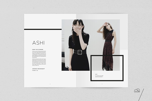 Ashi - Lookbook in Brochure Templates - product preview 1