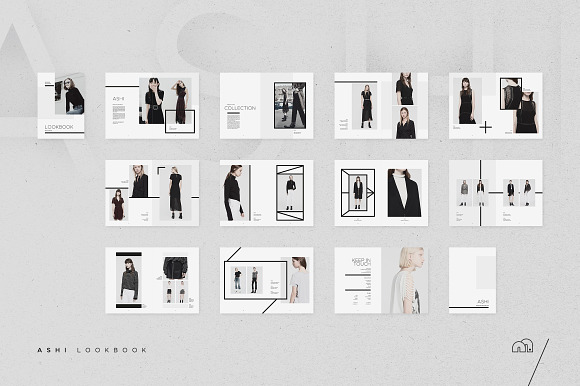 Ashi - Lookbook in Brochure Templates - product preview 6