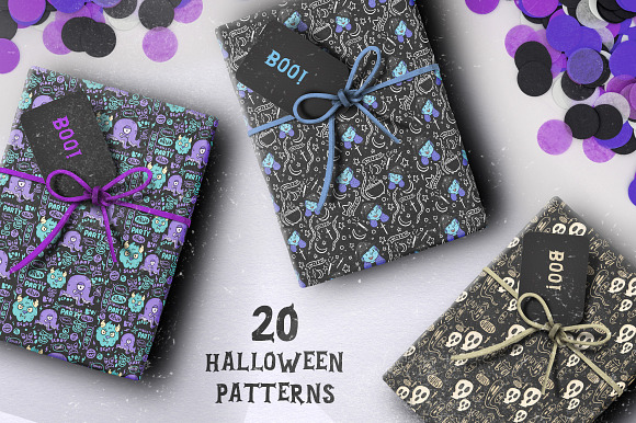 Halloween BUNDLE + 150 ELEMENTS! in Illustrations - product preview 4