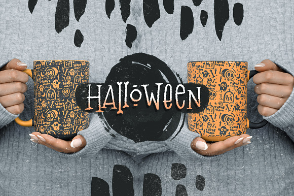 Halloween BUNDLE + 150 ELEMENTS! in Illustrations - product preview 8