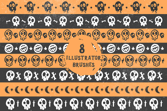 Halloween BUNDLE + 150 ELEMENTS! in Illustrations - product preview 11