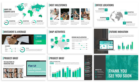 Annual Report - Powerpoint Template in PowerPoint Templates - product preview 2