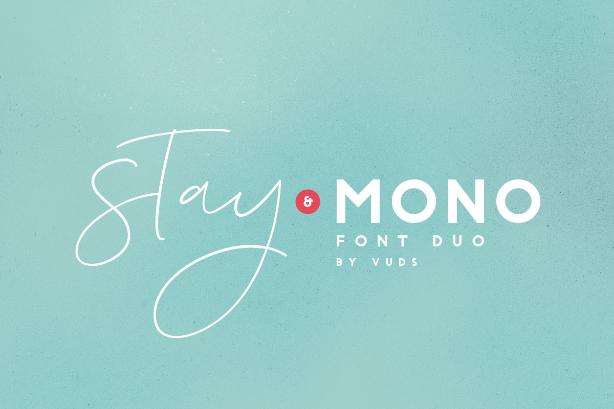 Stay MONO Font in Script Fonts - product preview 8