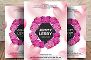 Wedding Invitation Cards with Flower