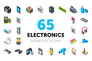65 Electronic Device Icons