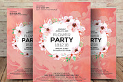 Flower Party Flyer