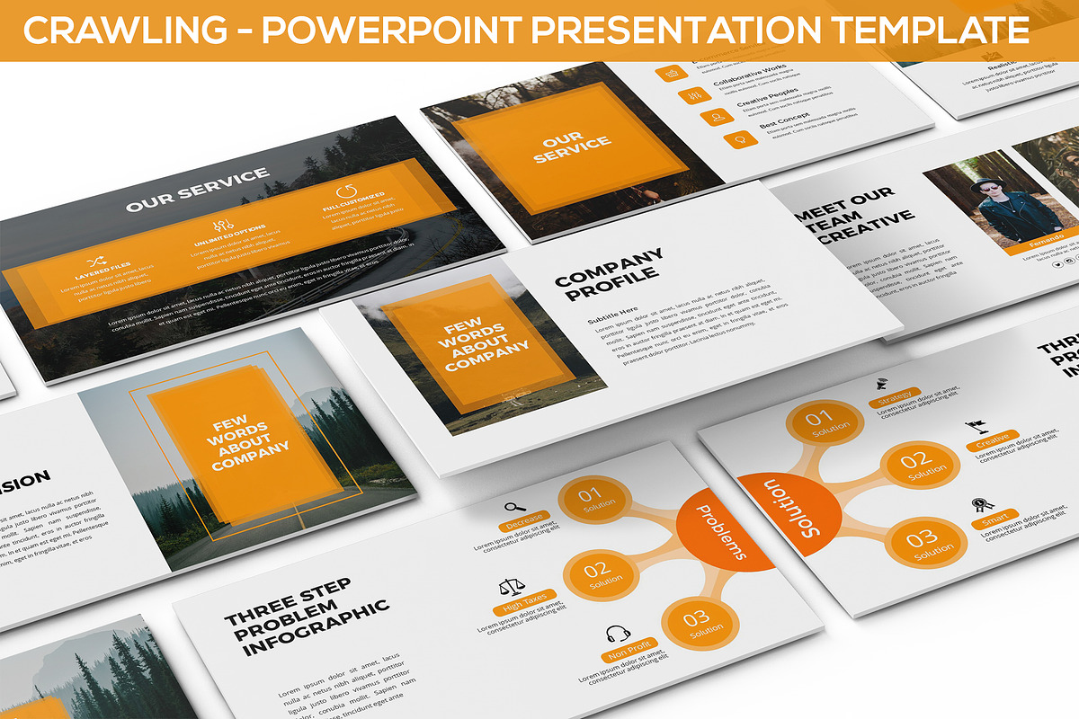 Crawling - Powerpoint Template in PowerPoint Templates - product preview 8