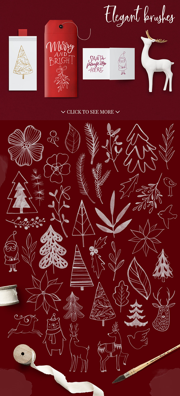 Christmas palette brushpack in Add-Ons - product preview 1
