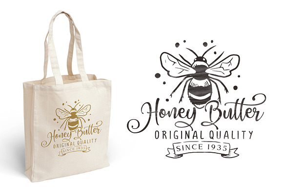 Honey Butter • Font Trio & Extras in Monogram Fonts - product preview 19