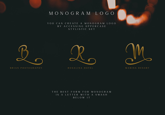 Honey Butter • Font Trio & Extras in Monogram Fonts - product preview 22
