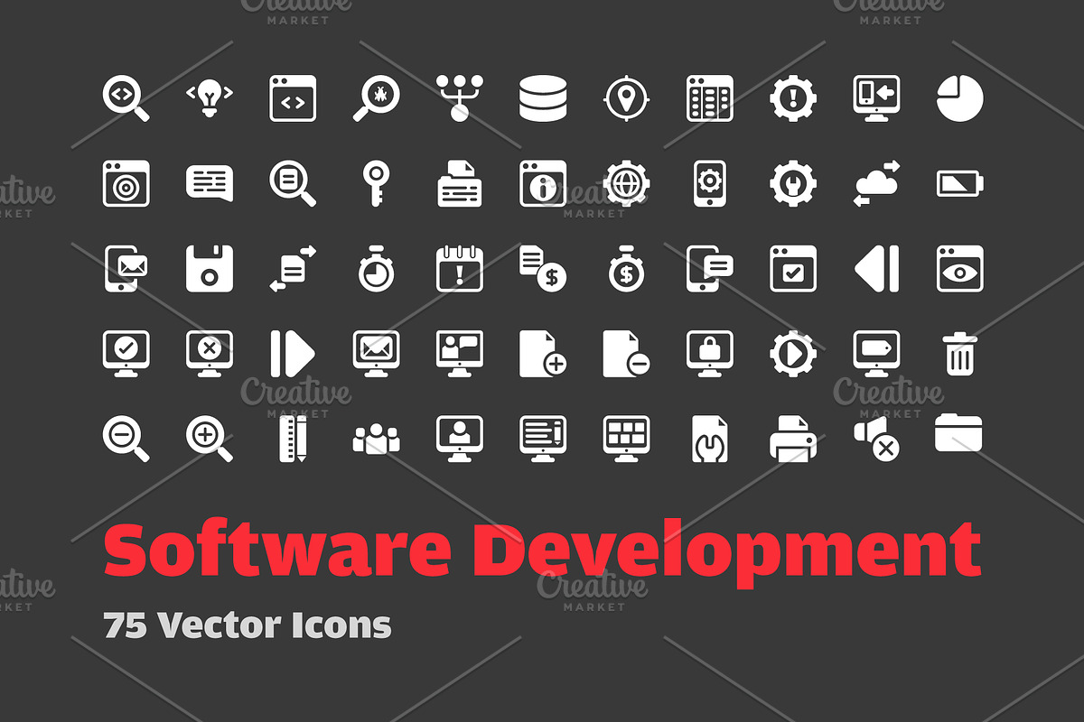 72 Software Development Vector Icons in Icons - product preview 8
