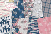 Winter wonderland pattern collection