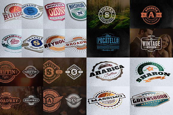 70 Logo / Badge / Insignia Templates in Logo Templates - product preview 1