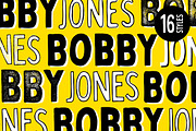 Bobby Jones - 16 Fonts