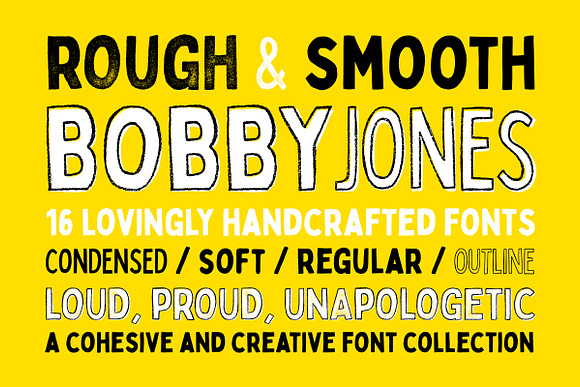 Bobby Jones - 16 Fonts in Outline Fonts - product preview 5