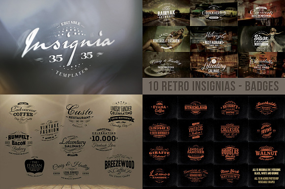 70 Logo / Badge / Insignia Templates in Logo Templates - product preview 2