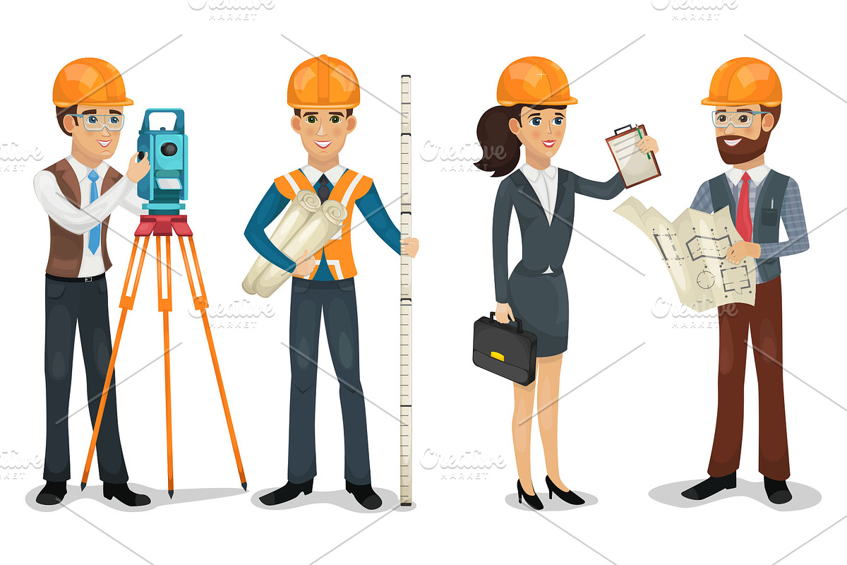 Civil engineers in Illustrations - product preview 8